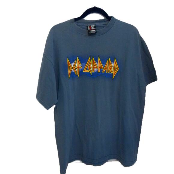 Vintage 1990s Giant By Tultex Def Leppard Euphoria T Shirt Size XL - Picture 1 of 8